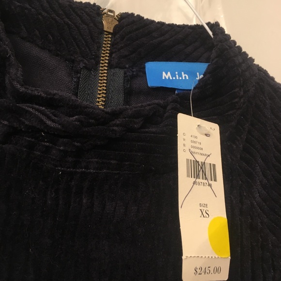 M.i.H jeans corduroy navy mini dress from Anthro - Picture 6 of 8